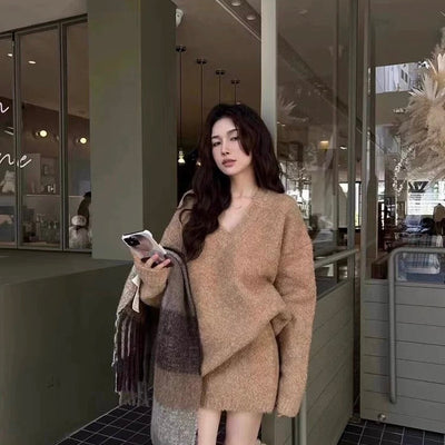 Bosco Winter Coord Set - Set of Sweater and Skirt