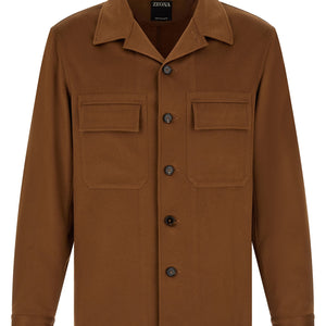 Zegna Oasis Cashmere Overshirt
