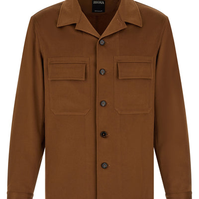 Zegna Oasis Cashmere Overshirt