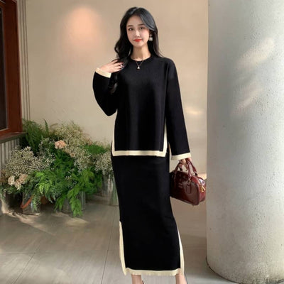 Penelope Winter Coord Set - Set of Sweater and Skirt