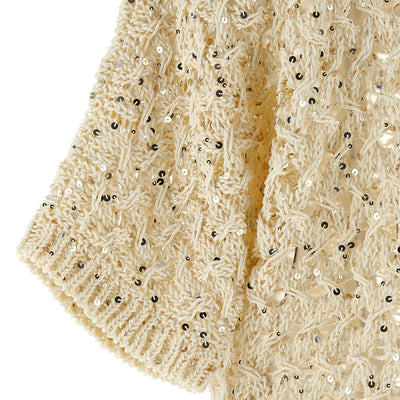 Peserico Sequin Mesh Cardigan