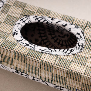 Beige - Madur Grass Door Tissue Box of Midnapore