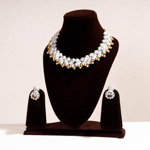 Bishnupur Handpainted Terracotta Necklace Set
