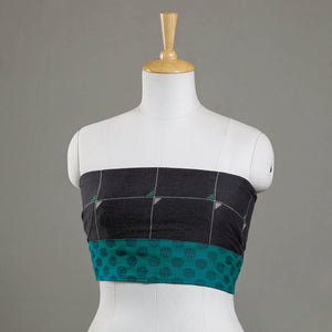Black - Jacquard Cotton Blouse Piece