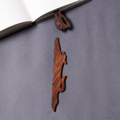 Bijnor Hand Carved Sheesham Wood Bookmark