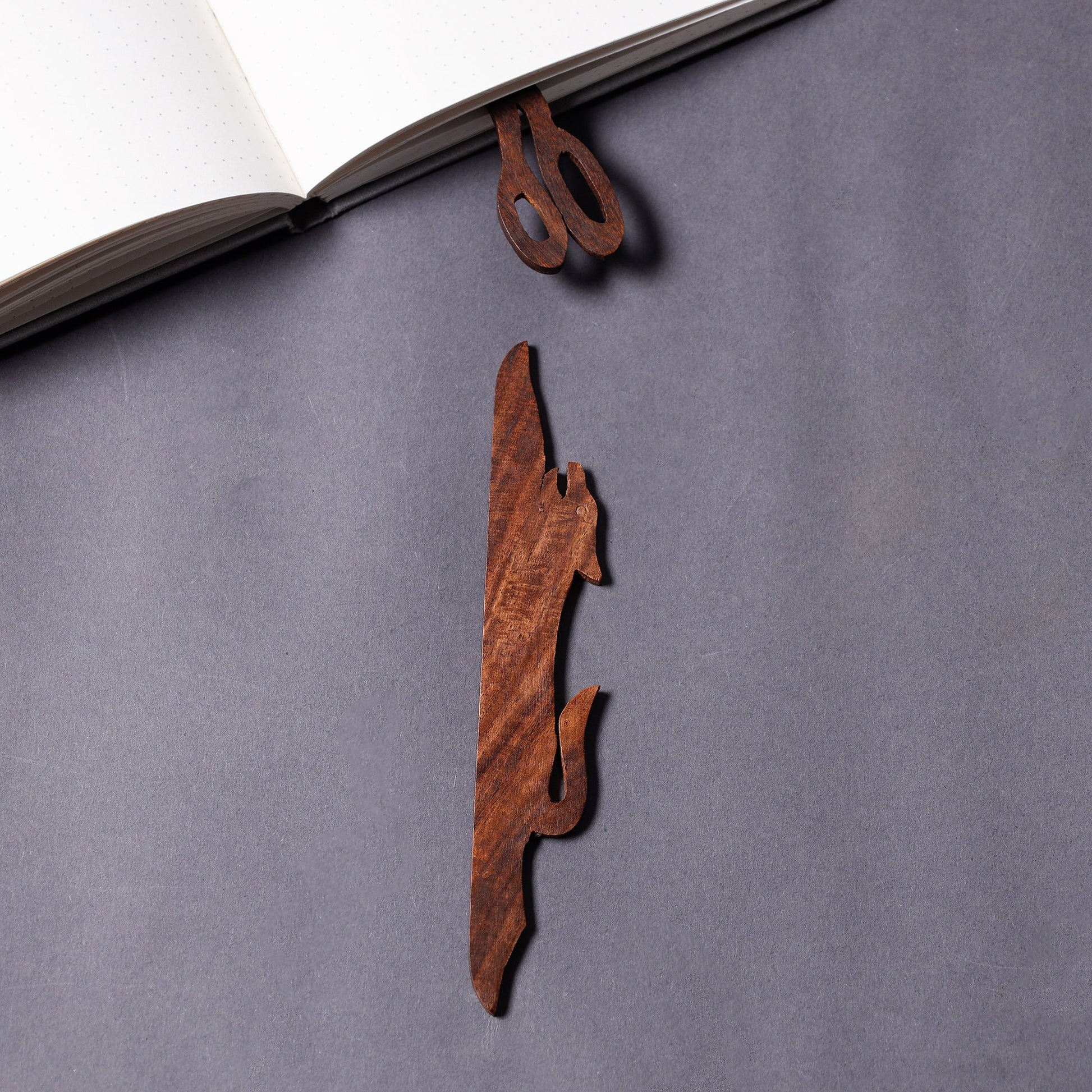 Bijnor Hand Carved Sheesham Wood Bookmark