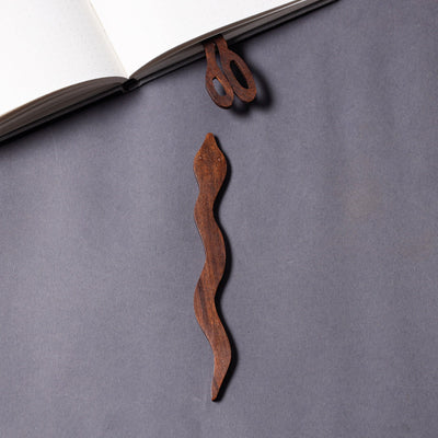 Bijnor Hand Carved Sheesham Wood Bookmark