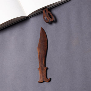 Bijnor Hand Carved Sheesham Wood Bookmark