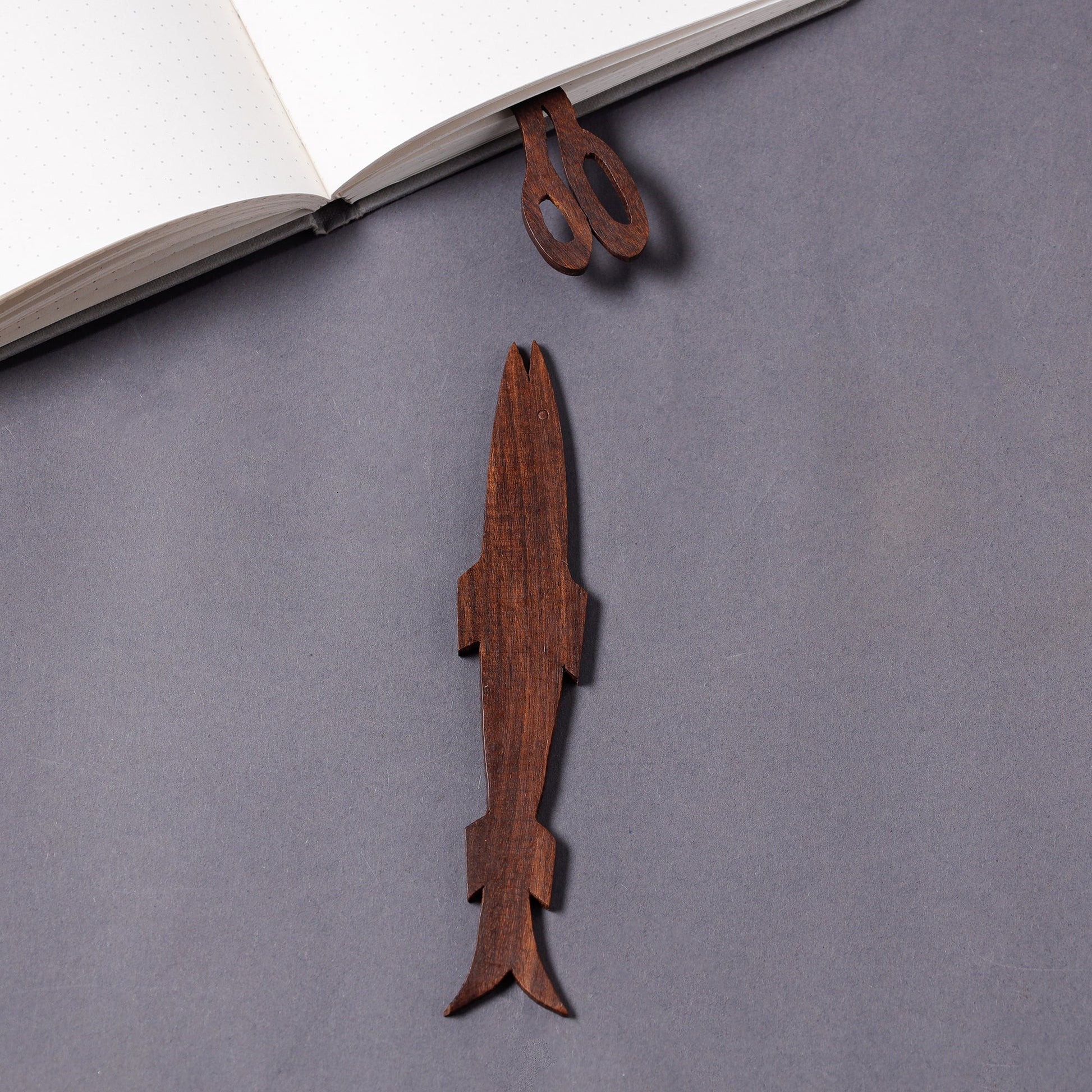 Bijnor Hand Carved Sheesham Wood Bookmark