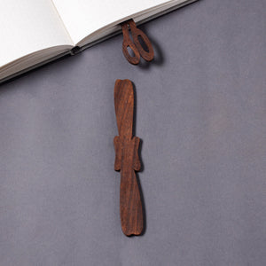 Bijnor Hand Carved Sheesham Wood Bookmark