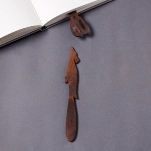 Bijnor Hand Carved Sheesham Wood Bookmark