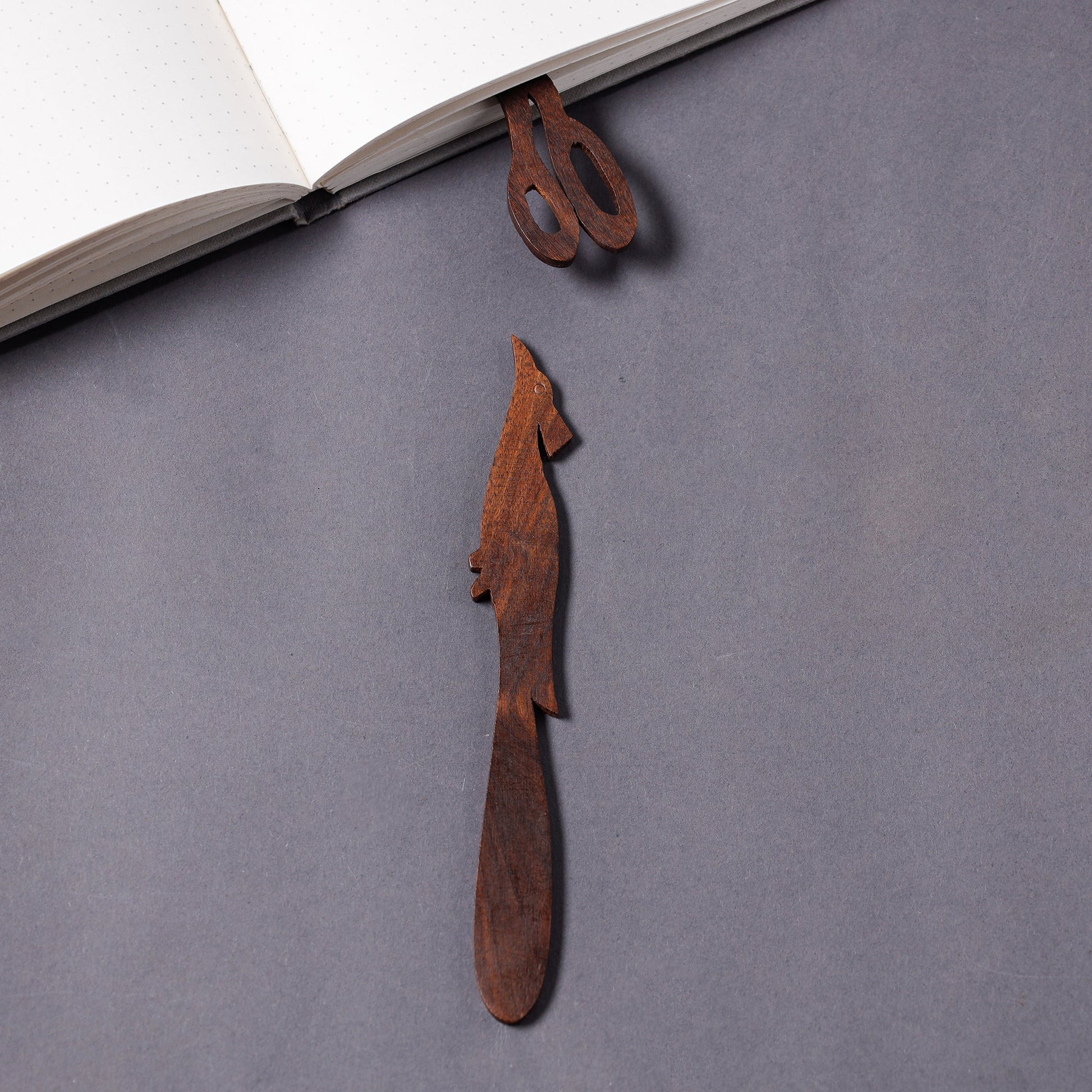 Bijnor Hand Carved Sheesham Wood Bookmark