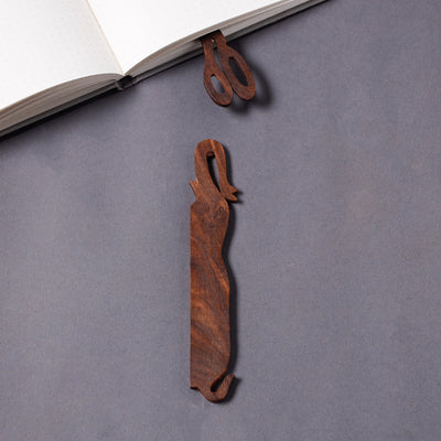Bijnor Hand Carved Sheesham Wood Bookmark