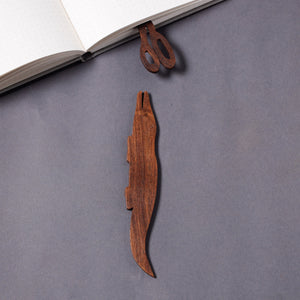Bijnor Hand Carved Sheesham Wood Bookmark