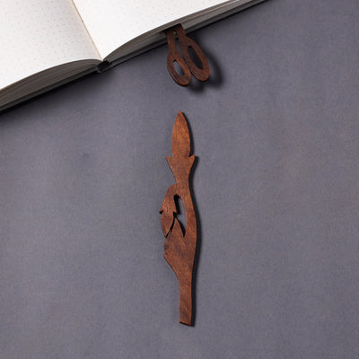 Bijnor Hand Carved Sheesham Wood Bookmark