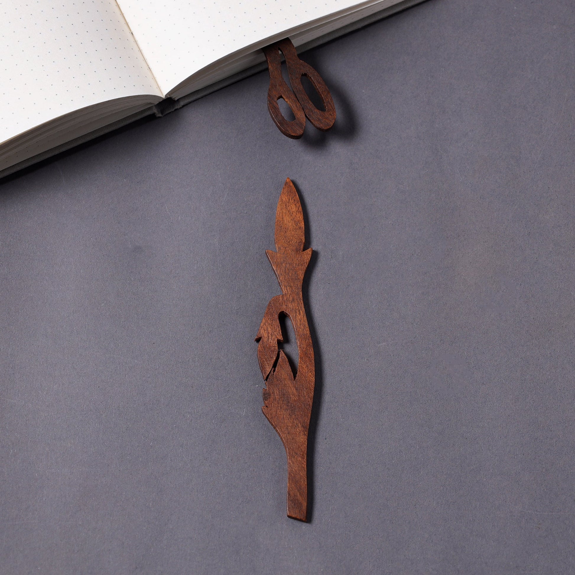 Bijnor Hand Carved Sheesham Wood Bookmark