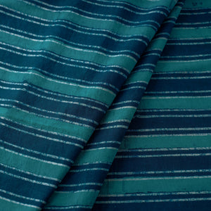 Blue - Akola Hand Block Printed Cotton Fabric