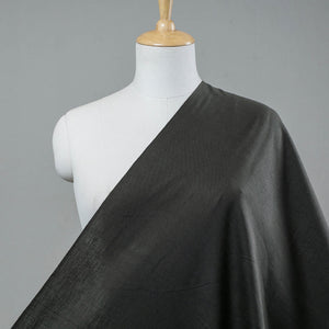 Black - Prewashed Plain Dyed Cotton Fabric
