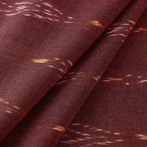Brown - Pure Cotton Pochampally Ikat Fabric 05
