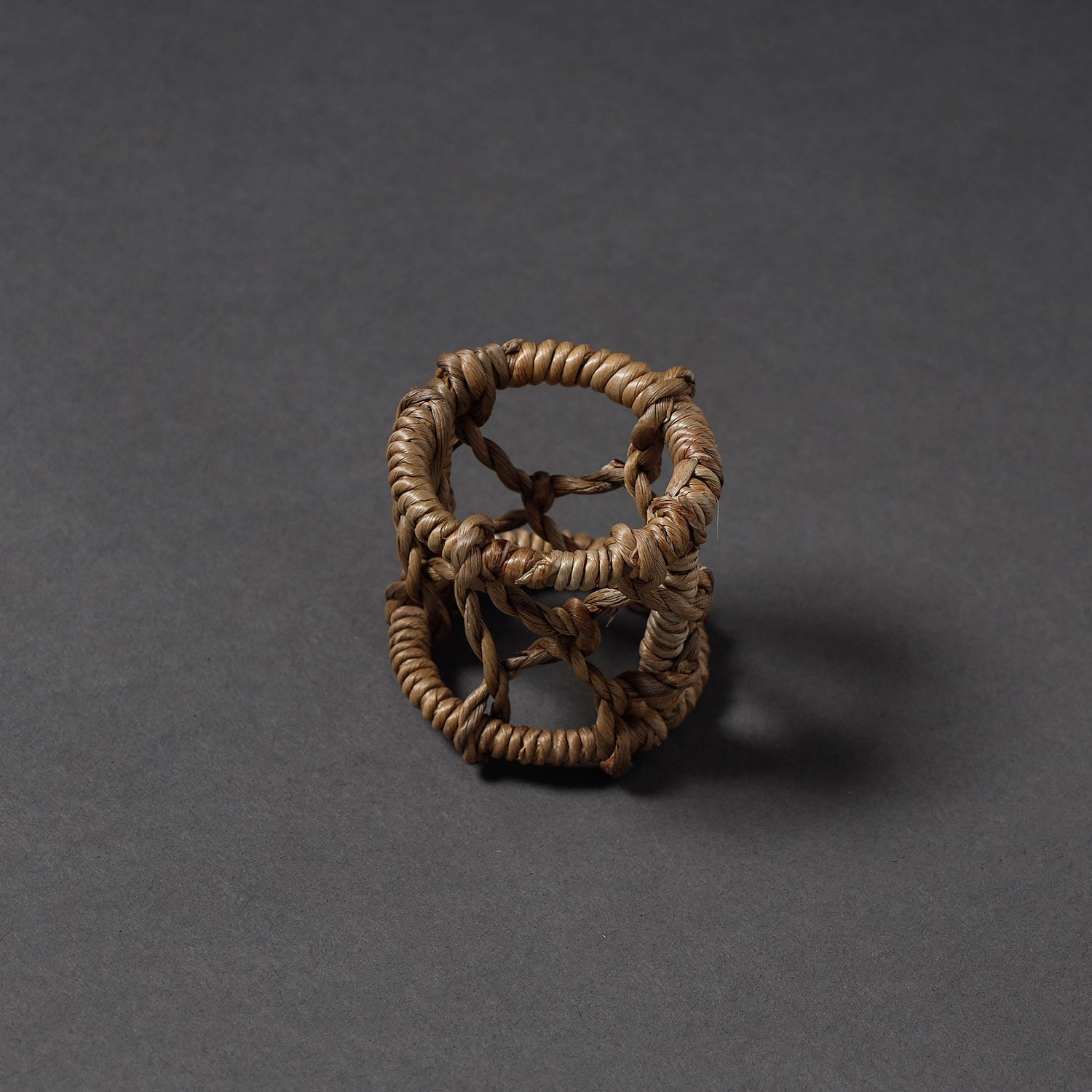 Brown - Handcrafted Organic Water Hyacinth Napkin Holder