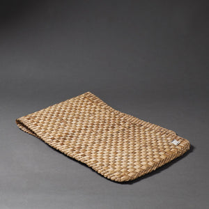 Beige - Handcrafted Organic Water Hyacinth Dining Table Runner (39 x 13 in)