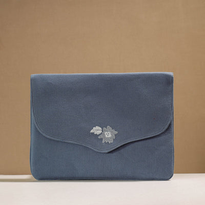 Aari Hand Embroidery Cotton Duck IPad Sleeve (10 x 13 in)
