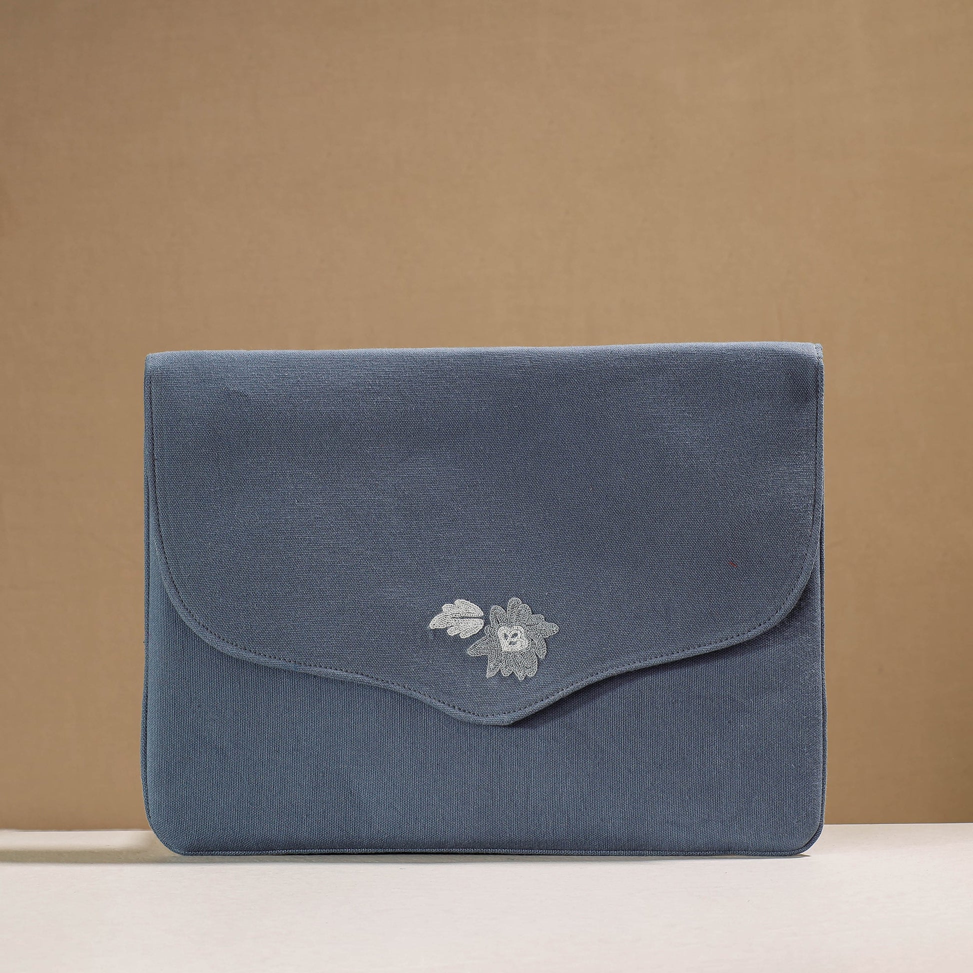 Aari Hand Embroidery Cotton Duck IPad Sleeve (10 x 13 in)
