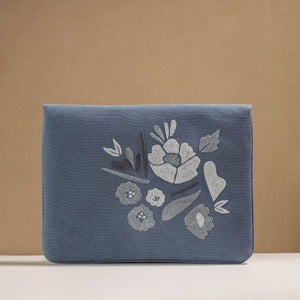 Aari Hand Embroidery Cotton Duck IPad Sleeve (10 x 13 in)