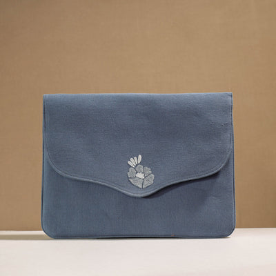Aari Hand Embroidery Cotton Duck IPad Sleeve (10 x 13 in)