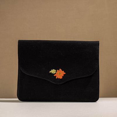 Aari Hand Embroidery Cotton Duck IPad Sleeve (10 x 13 in)
