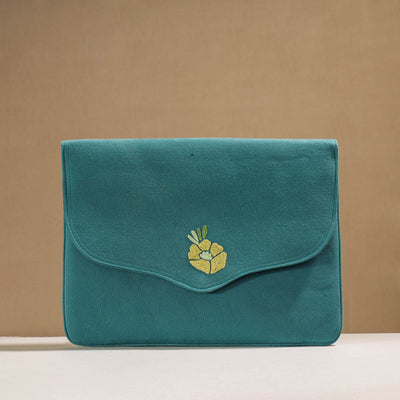 Aari Hand Embroidery Cotton Duck IPad Sleeve (10 x 13 in)