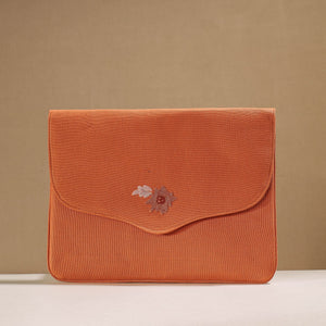 Aari Hand Embroidery Cotton Duck IPad Sleeve (10 x 13 in)