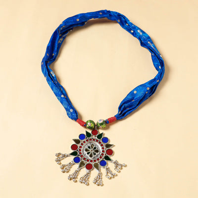 Banarasi Brocade Fabric GS Pendant Necklace