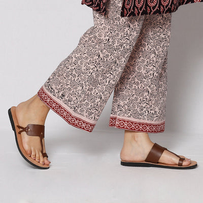Black - Bagh Block Printing Cotton Kurta with Palazzo & Dupatta Set