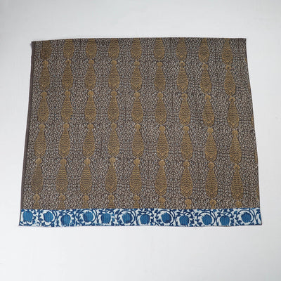 Brown - Rangoli Sanganeri Cotton Blouse Piece