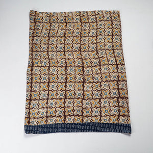 Brown - Rangoli Kalamkari Silk Blouse Piece