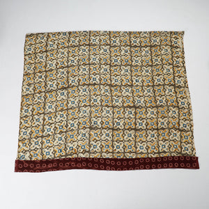 Brown - Rangoli Kalamkari Silk Blouse Piece