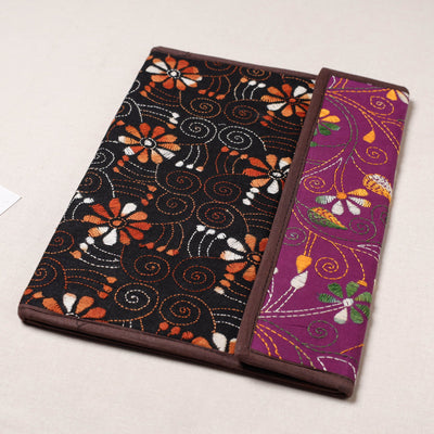 Bengal Kantha Work Handcrafted File Folder