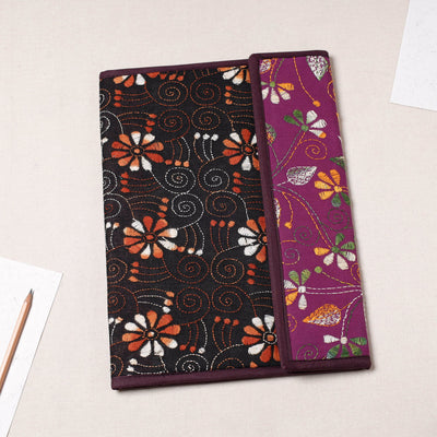 Bengal Kantha Work Handcrafted File Folder