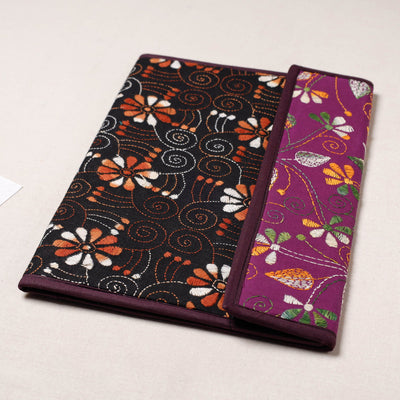 Bengal Kantha Work Handcrafted File Folder