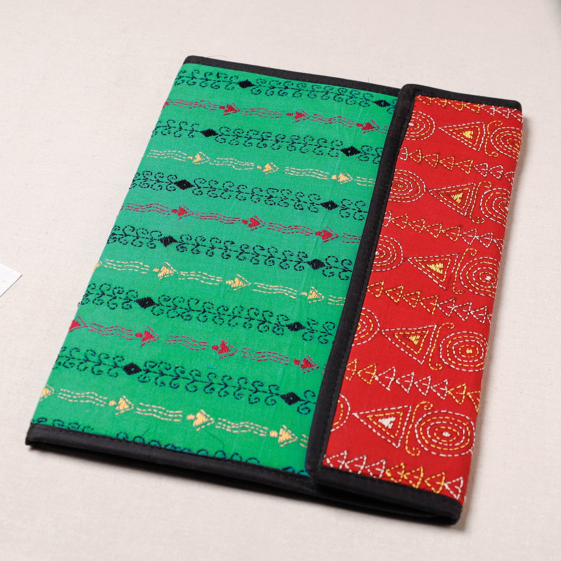 Bengal Kantha Work Handcrafted File Folder
