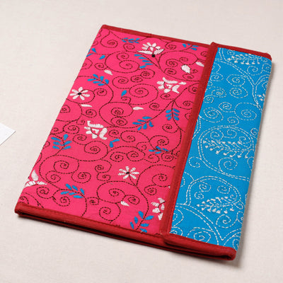 Bengal Kantha Work Handcrafted File Folder