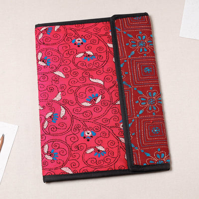 Bengal Kantha Work Handcrafted File Folder