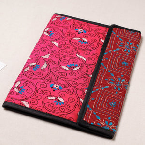 Bengal Kantha Work Handcrafted File Folder