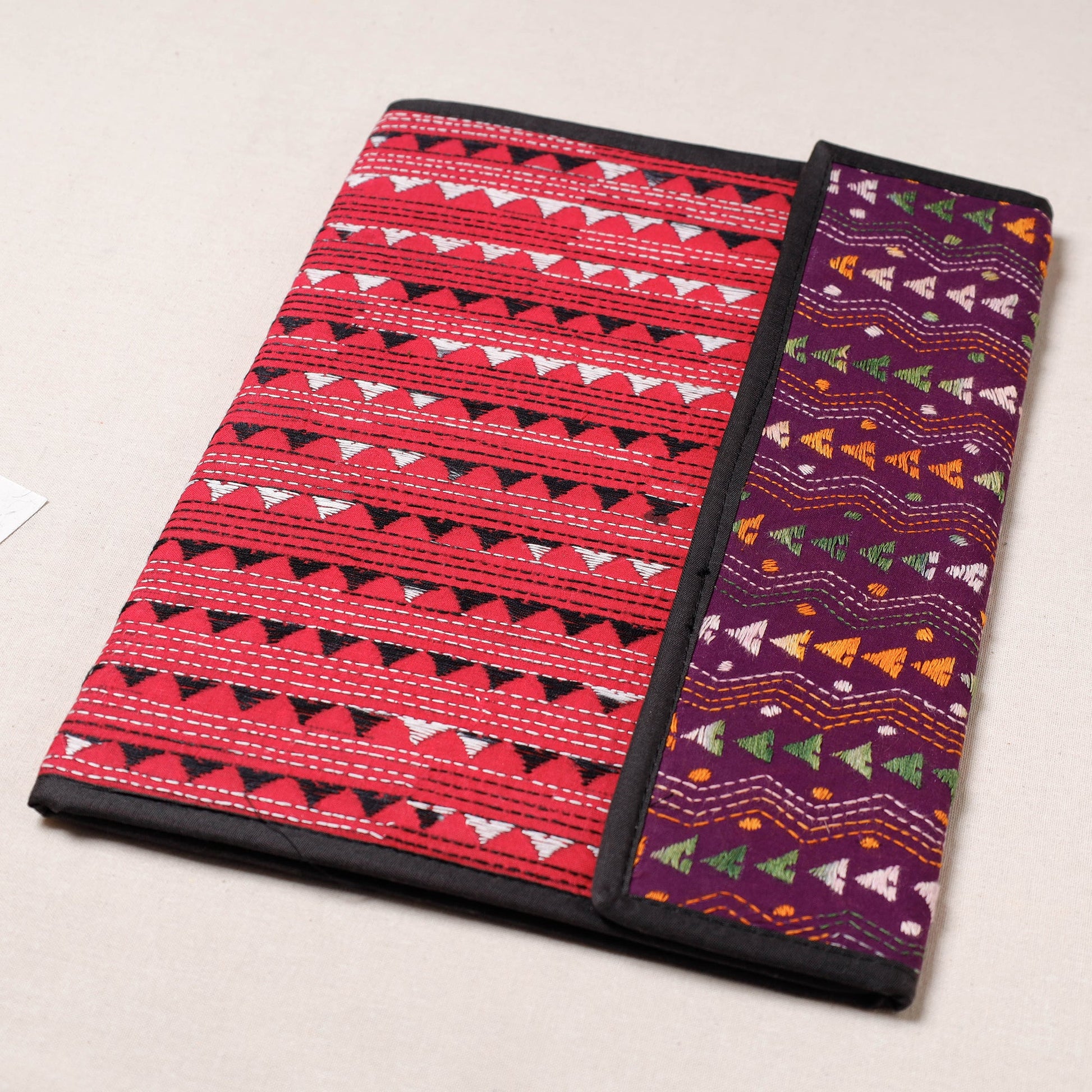 Bengal Kantha Work Handcrafted File Folder
