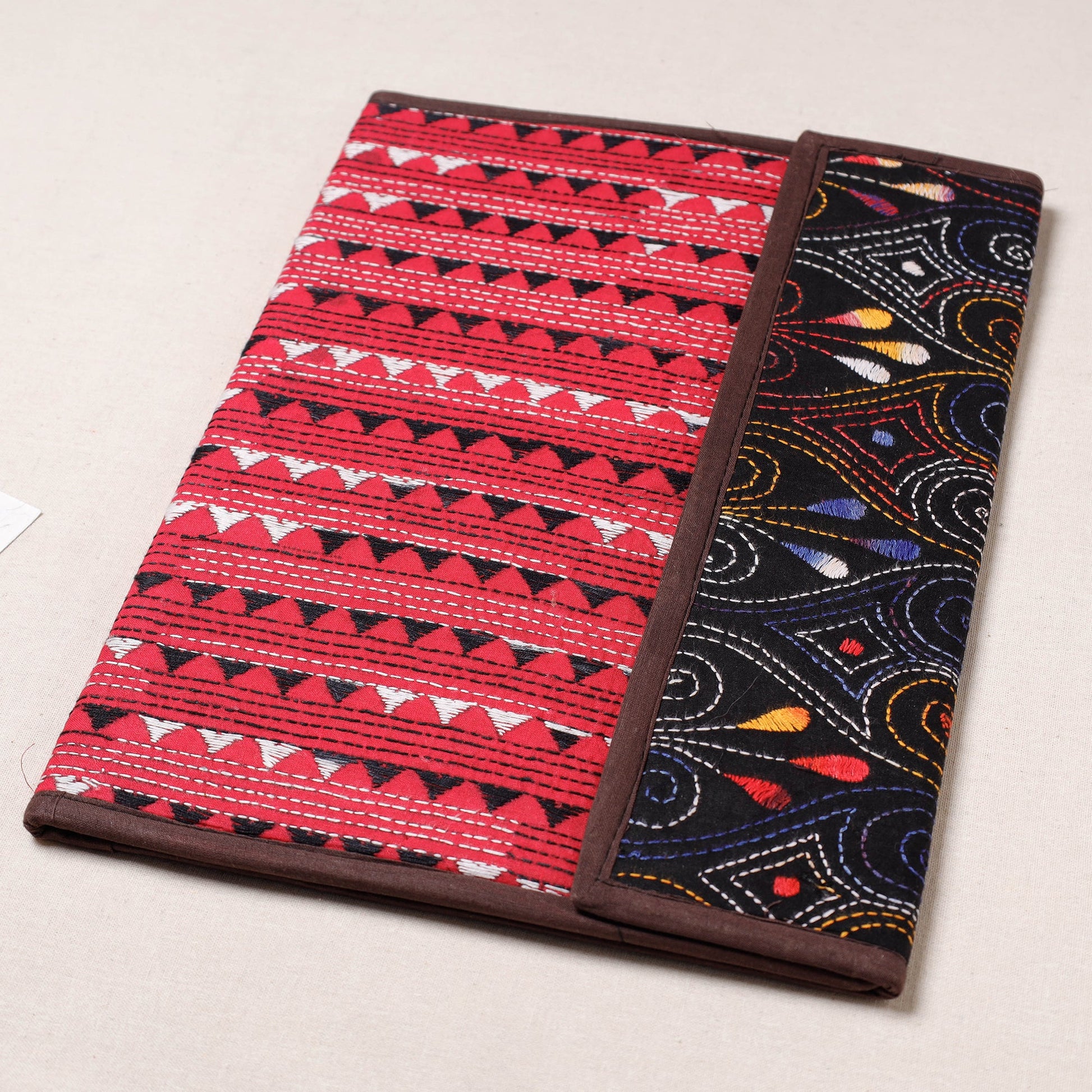 Bengal Kantha Work Handcrafted File Folder