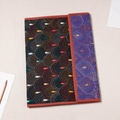 Bengal Kantha Work Handcrafted File Folder