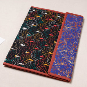 Bengal Kantha Work Handcrafted File Folder