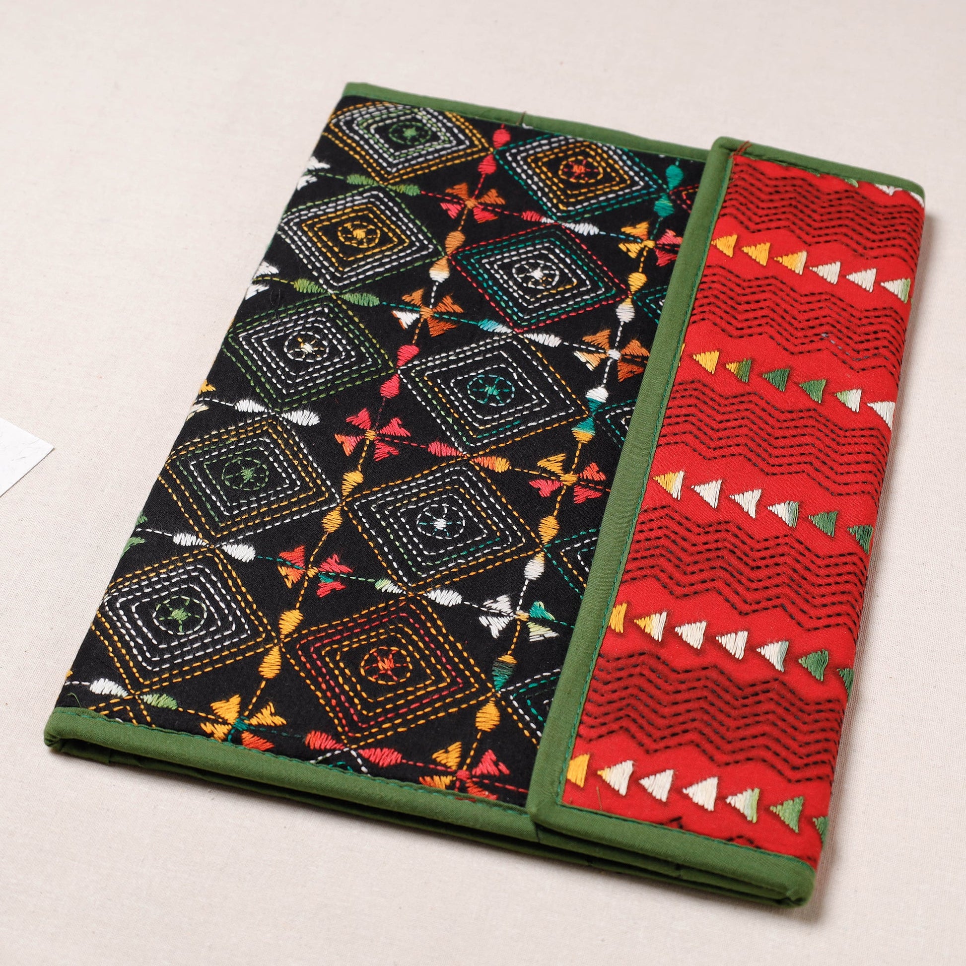 Bengal Kantha Work Handcrafted File Folder