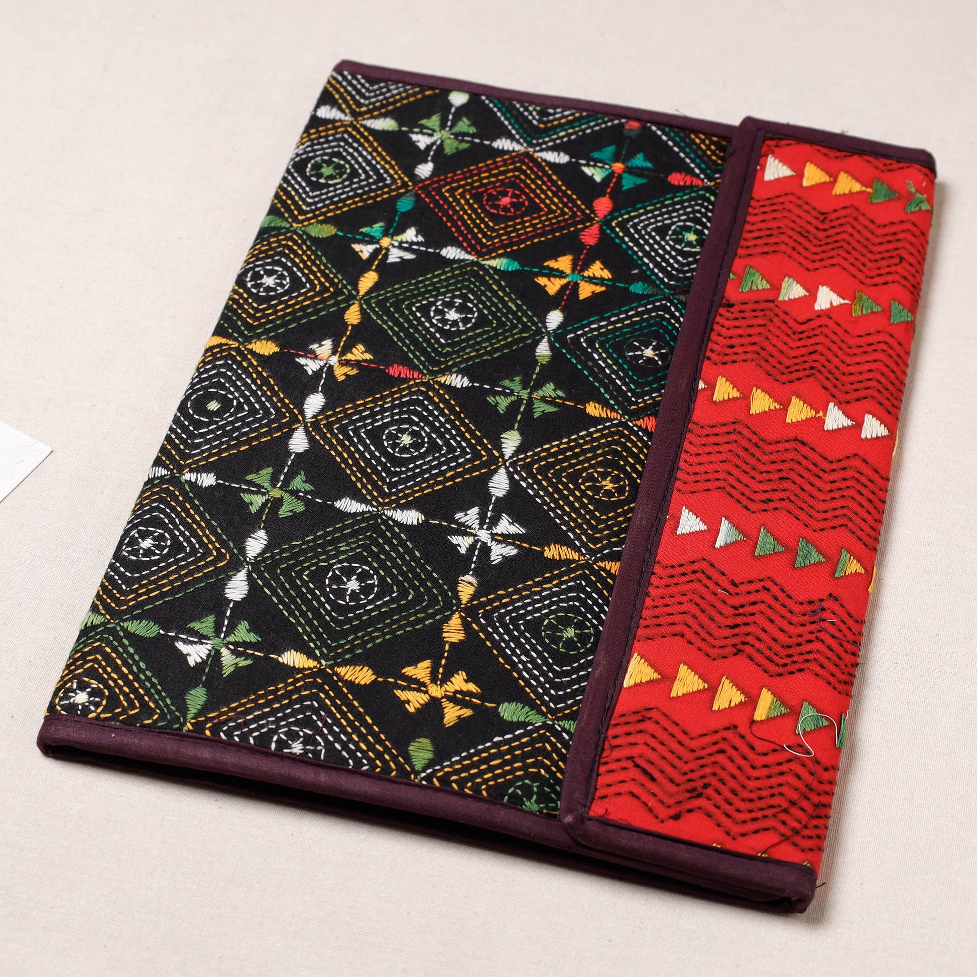 Bengal Kantha Work Handcrafted File Folder